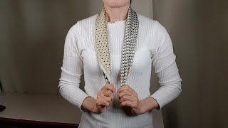 [Популярное видео]❤ 27 лучших способов завязать маленький шарф/хороший вариант на блузке и футболке