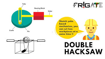 Two way hacksaw machine