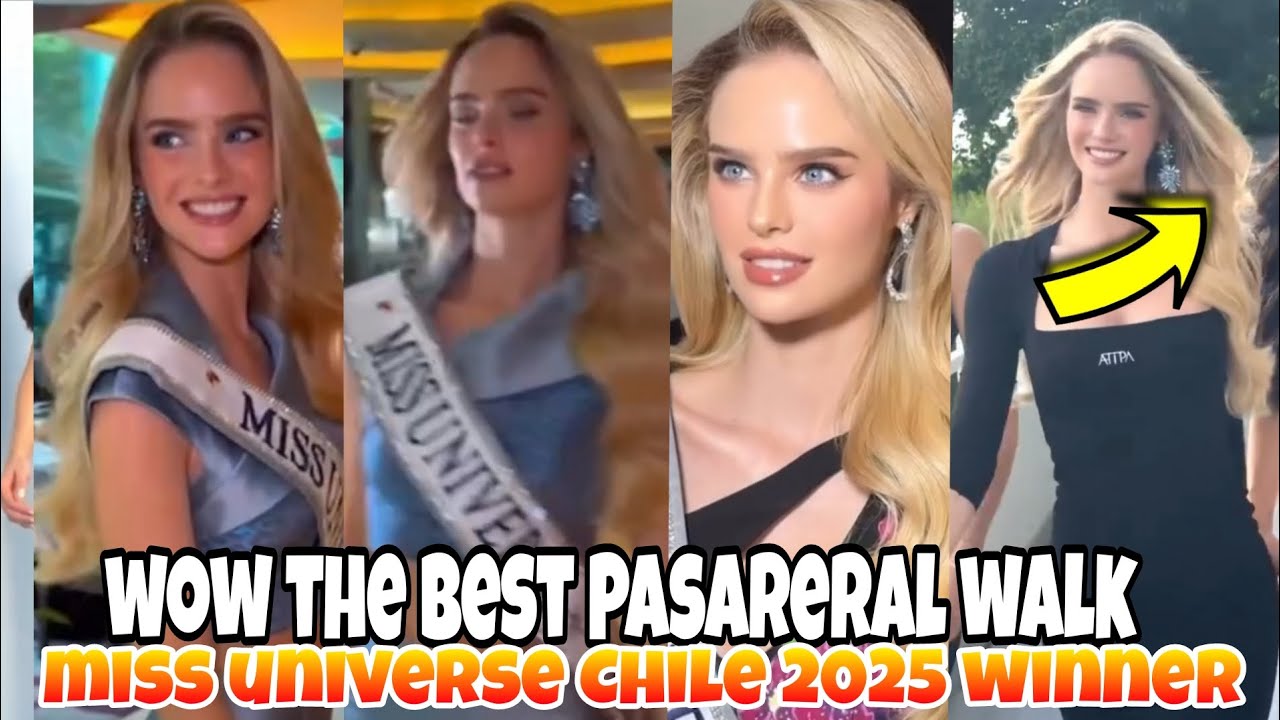 Winner! Miss Universe Chile🇨🇱 2025  Best Pasareral Walk