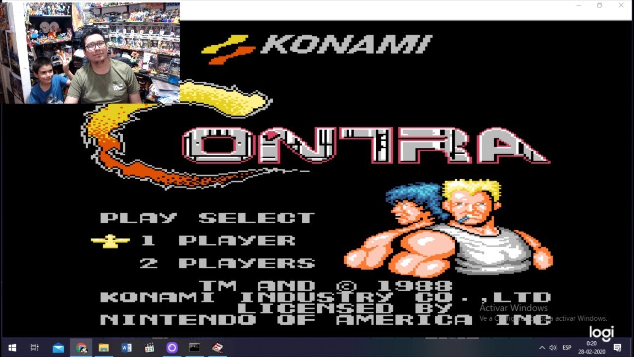Contra 1 NES Codigo Konami YouTube