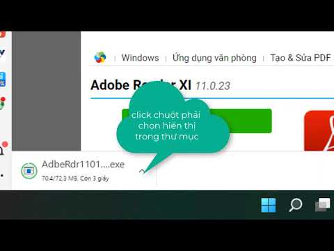 Tải và cài đặt phần mềm Adobe Reader trên Windows 11