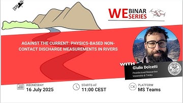 MOXXI Webinar Series: Against the current: Physics-based non-contact discharge measurements in river
