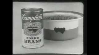 VINTAGE 1961 CAMPBELL'S PORK & BEANS COMMERCIAL (BEANS, BEANS THE MAGICAL FRUIT ......)