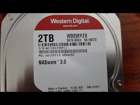 Western Digital Red Plus WD20EFZX Spin Up
