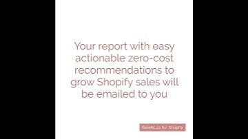 flareAI for Shopify : Easy actionable zero-cost recommendations to grow Shopify sales