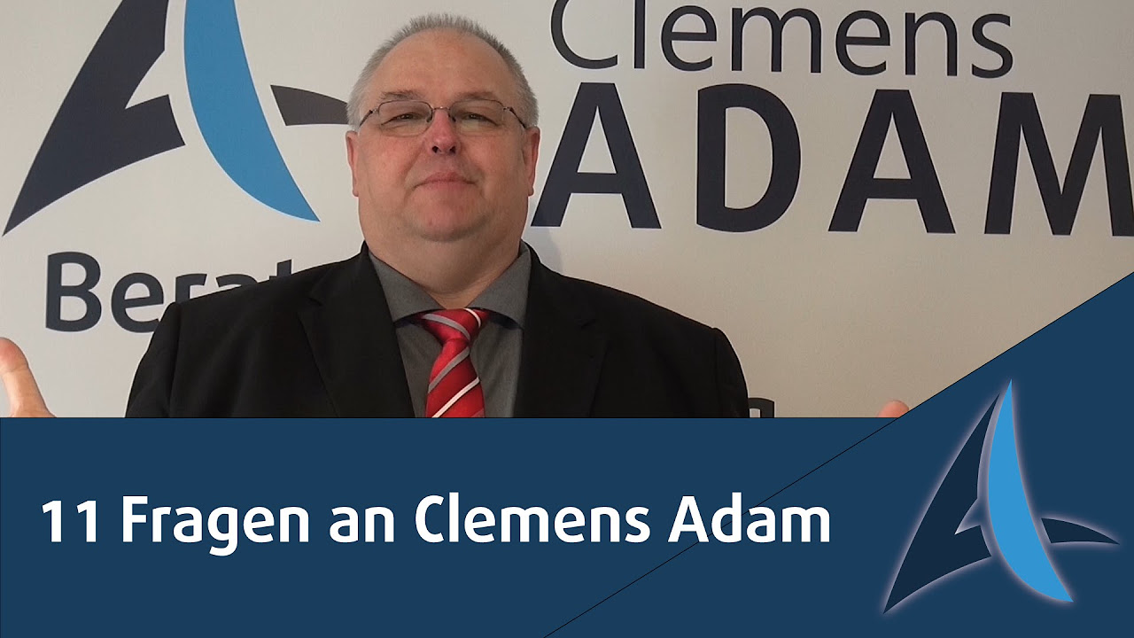 New Verkaufstrainer Clemens Adam - 11 Fragen - Verkaufstraining in Frankfurt, Hanau, Langenselbold