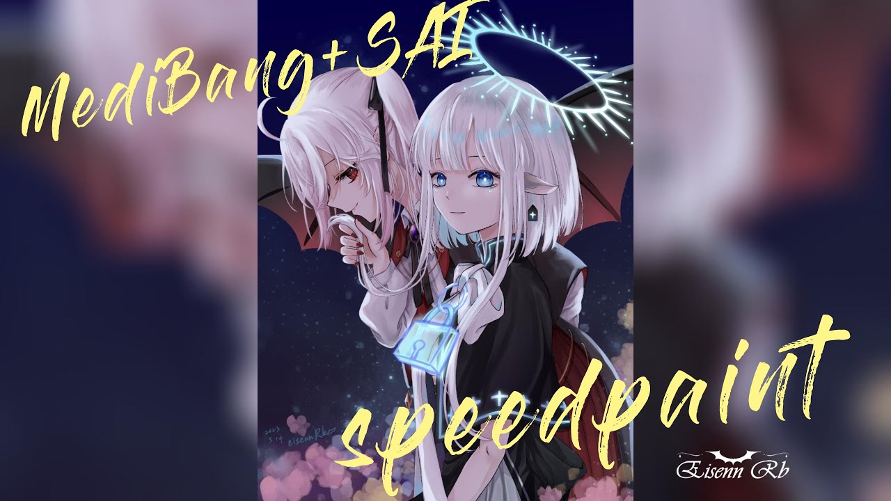 【MediBang + SAI】｜persona OC + new OC｜speedpaint YouTube