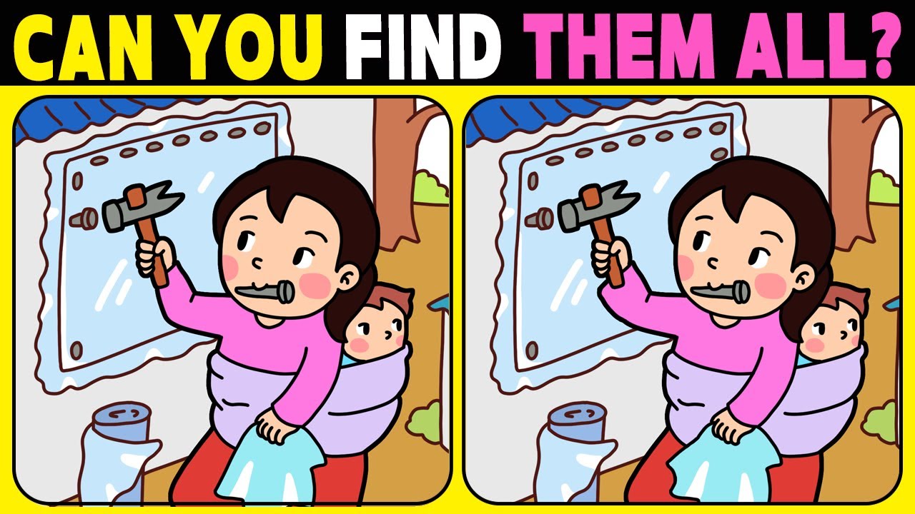 【Spot the difference】Can You Find Them All?【 Find the difference 】 No.1207