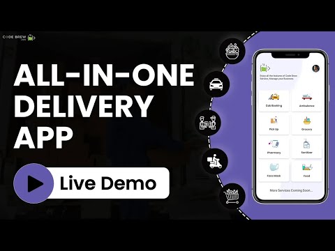 Build All-In-One Delivery App | Postmates Clone | Grab Clone | Delivery App Clone - Live Demo