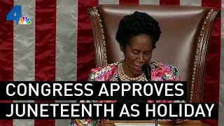 Congress Approves Bill to Make Juneteenth a Federal Holiday | NBCLA