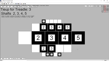 Quickdraw weaving 3.11.2 On-loom help with making the tieup