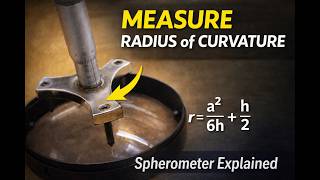 How to Measure Radius of Curvature with a Spherometer (Step-by-Step Physics Tutorial)