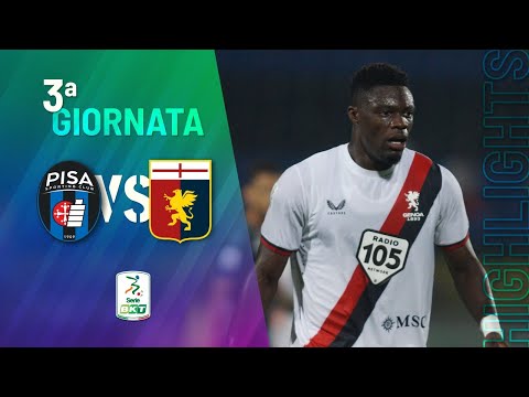 HIGHLIGHTS Pisa Vs Genoa 0 1 SERIE BKT 