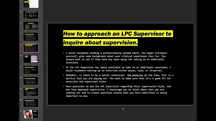 Dr. Tara Fox Presents: Bridge the Gap from Grad School to LPC Associate