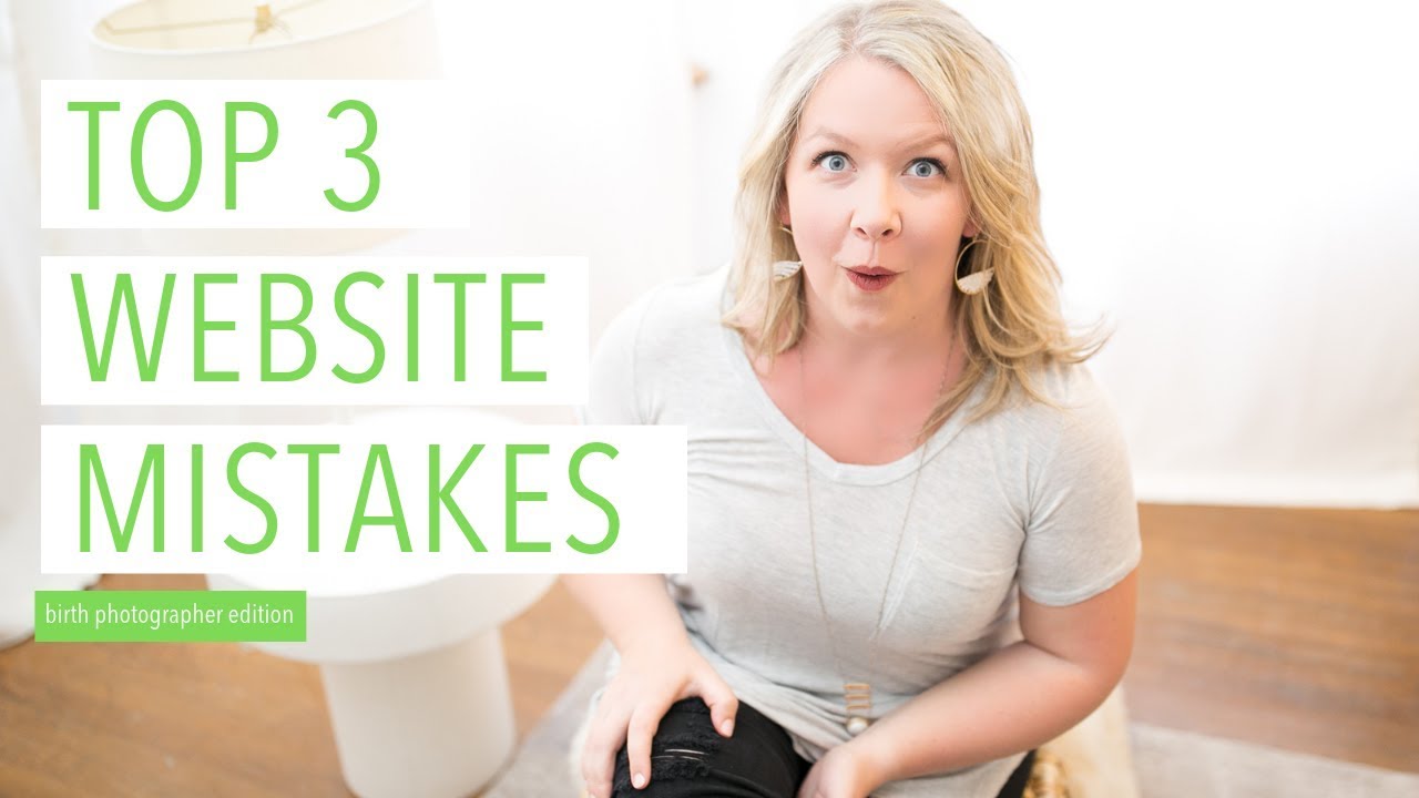 Top 3 mistakes birth photographers make on their website