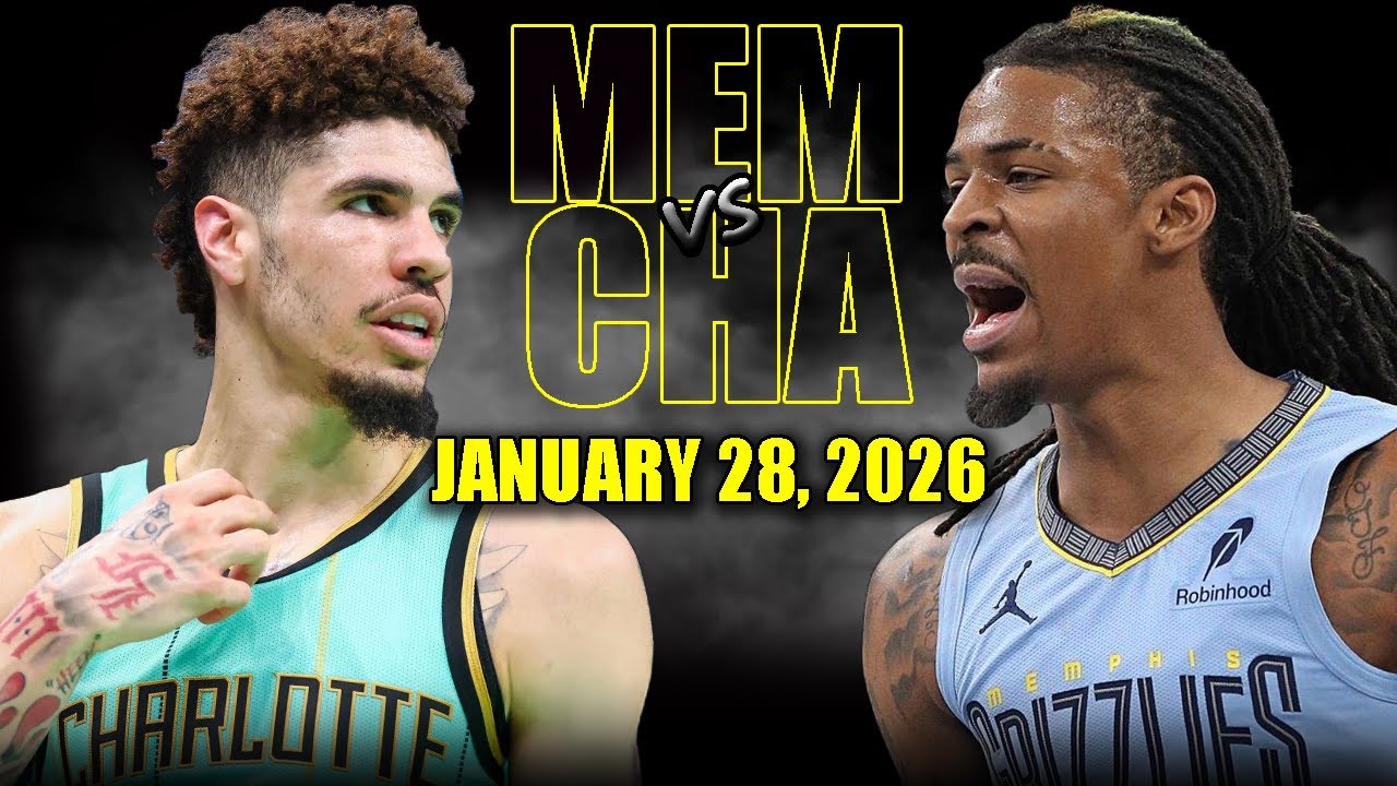 Memphis Grizzlies vs Charlotte Hornets Full Game Highlights – January 28, 2026 | NBA Season