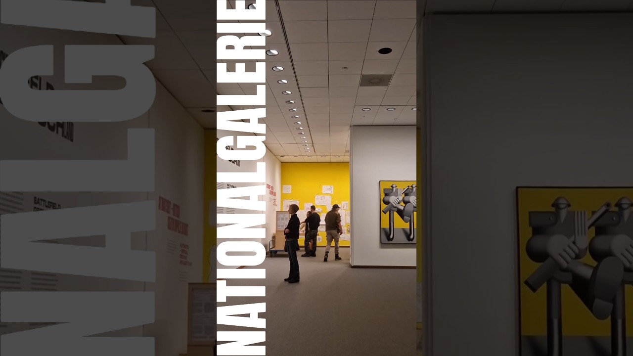 Neue Nationalgalerie, icona de l’arquitectura moderna #arquitectour #berlin #museum