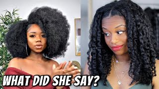 HAVING NATURAL HAIR IS HARD | Reacting To Natural Hair Tik Tok Videos