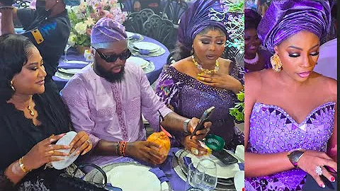 Aisha Lawal,Foluke, Nkechi Blessing & Wunmi Ajiboye Storm Mercy Aigbe’s Mum Burial in Style