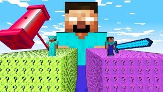 NEJLEPŠÍ MINECRAFT LUCKY BLOKY CHALLENGE, KTERÉ JSME HRÁLI! 😲Co jsme to spawnuli!!😲 w/Morry