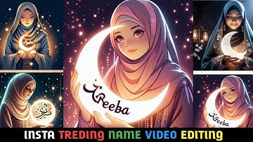 Instagram Trending Named Art Photo Editing | ai art | Bing Image Creator Tutorial ai generate