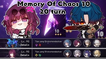[Memory Of Chaos 10] Kafka E0 & Blade E0 - Honkai Star Rail