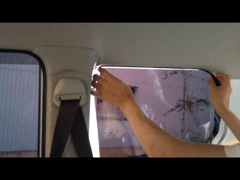 かんたん 車のカーフィルムの貼り方 前編 ウインドウフィルム Youtube