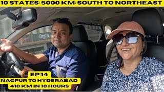 Nagpur to Hyderabad Road Trip Ep 14 I South India to Northeast India RoadTrip I Kia Sonet