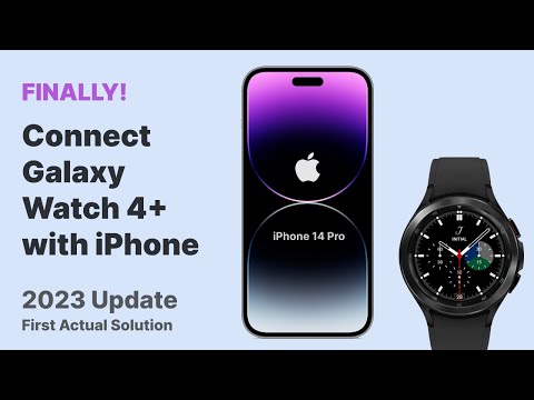 FINALLY! How to Connect Galaxy Watch 4 with iPhone using Merge App | 2023 -  YouTube