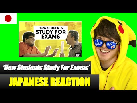 How Students Study For Exams [Japanese Reaction 2021] @Jordindian