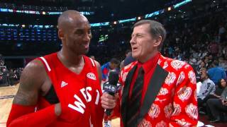 Kobe Bryant Halftime Interview With Craig Sager - NBA All Star 2015-16