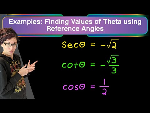 Examples: Finding Values of Theta using Reference Angles