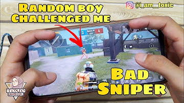 🔥 Random Boy challenged Me for M24 Room Match 😱 | See what happen😱 | Pubg Mobile❤ | Tdm😇