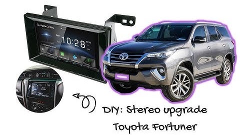DIY: How To Install A Stereo in a Toyota Fortuner | Apple CarPlay & Android Auto for Toyota Fortuner