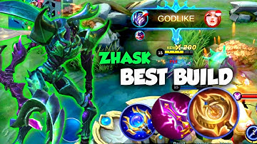ZHASK FULL DAMAGE ONLY | TOP GLOBAL ZHASK BEST BUILD 2021 | MOBILE LEGENDS