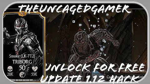MKX UPDATE 1.12 HACK - HOW TO UNLOCK NEW TRIBORG SMOKE FOR FREE (MKX MOBILE UPDATE 1.12)