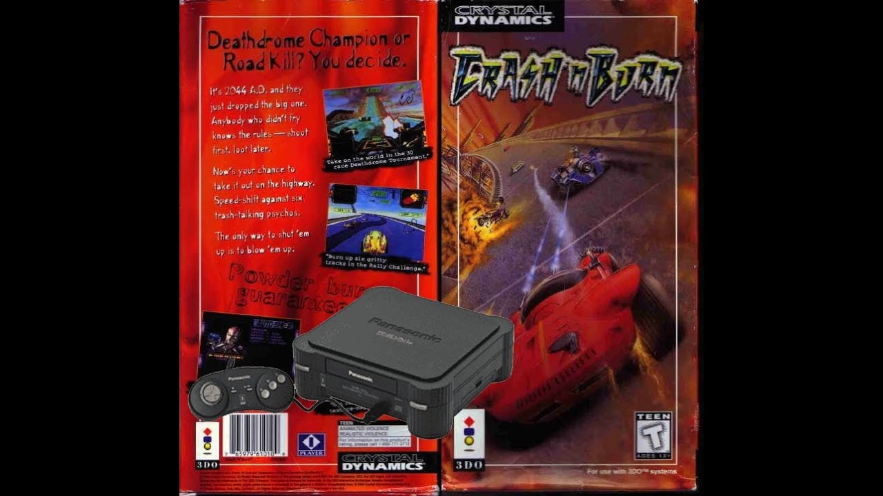 Crash 'n Burn (Crystal Dynamics)(3DO Interactive Multiplayer, 1993) YouTube