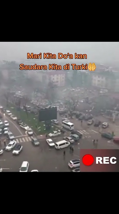 Detik-Detik gempa turki terekam kamera magnitudo 7,8