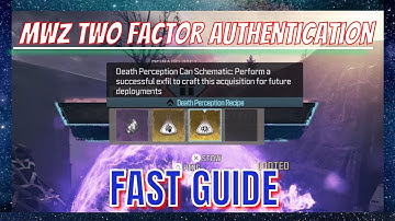 MWZ How to complete *TWO FACTOR AUTHENTICATION* Act 3, Tier 1 Mission!!