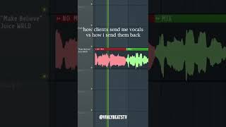 Juice WRLD - Make Believe vocal mixing in FL Studio 21.🤯😊🔥 #flstudio21 #mixingtutorial