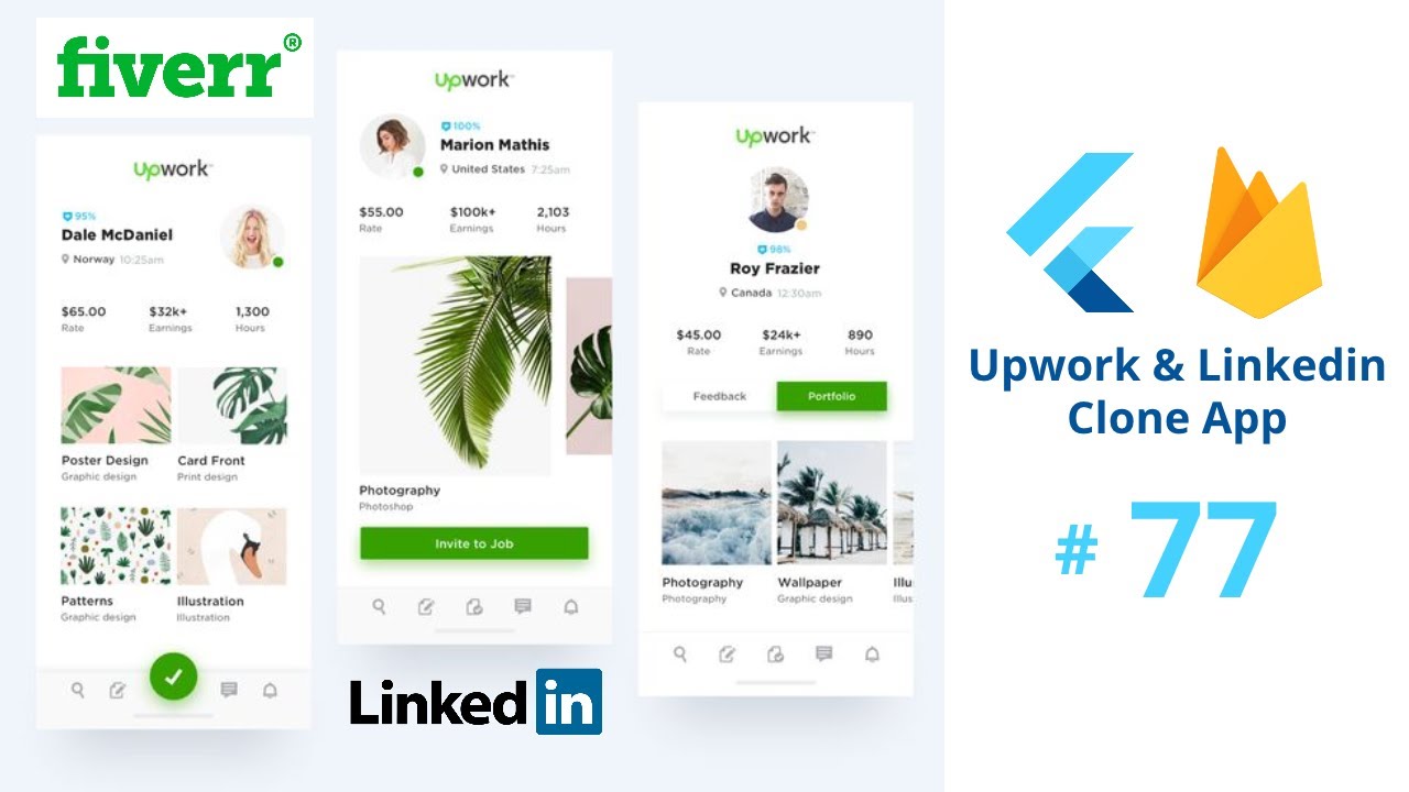 iOS Android Job Finder App Tutorials | Flutter Firebase Linkedin Clone App Development Course 2023