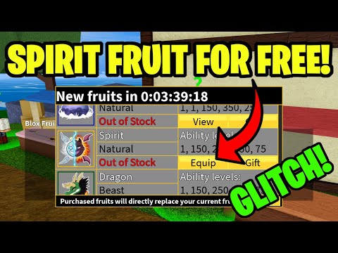 HOW TO GET SPIRIT FRUIT IN BLOX FRUITS FOR FREE! 