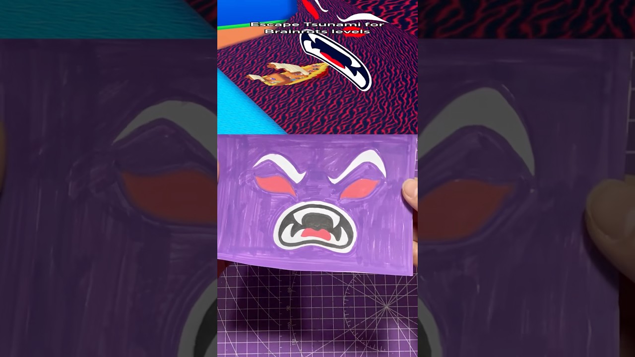 I made Roblox Escape Tsunami For Brainrots Level ‪