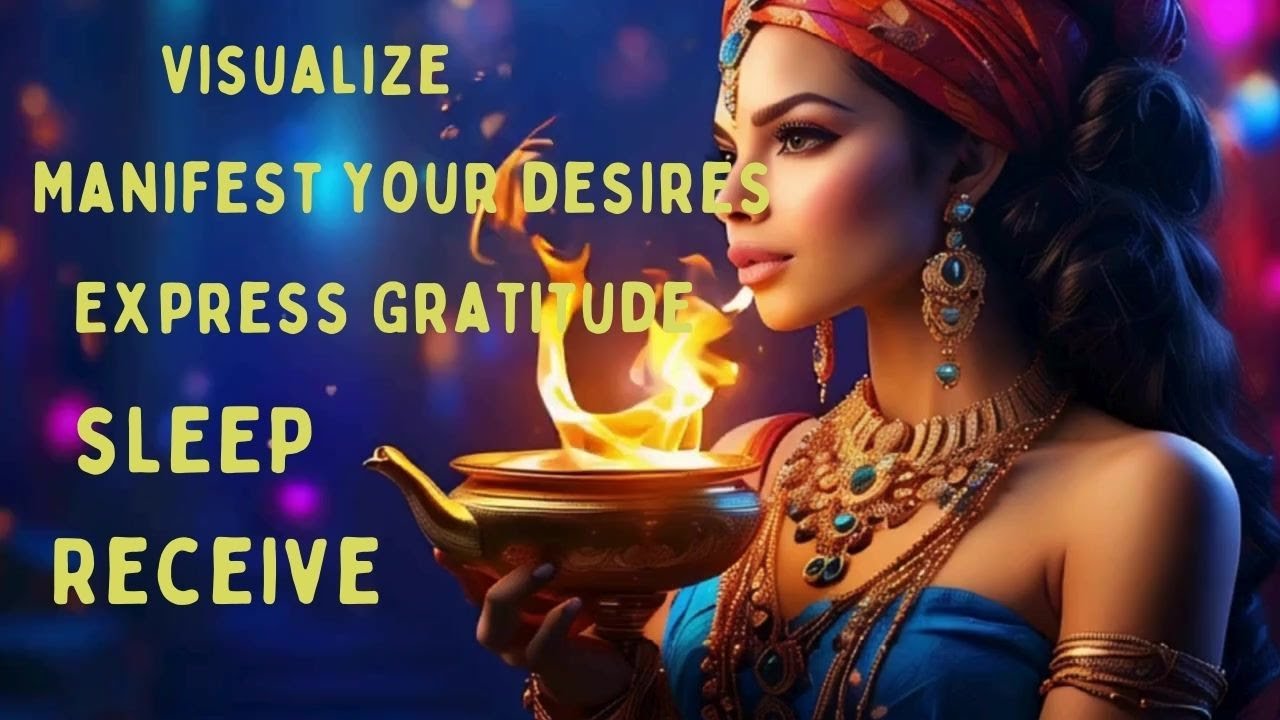 Manifest your desires - Express Gratitude - Visualize - Sleep -Receive - The Genie Script