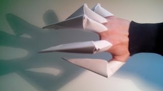 Como hacer unas garras de papel (origami)(Pagina de Facebook: https://www.facebook.com/ShinyThingsPage Canal ShinyThings: https://www.youtube.com/c/ShinythingsRGB Twitter: ..., 2013-12-16T09:56:19.000Z)