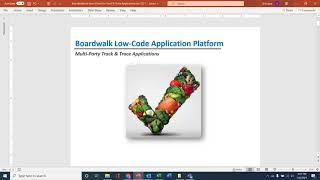 Food Produce Traceability Demo using Boardwalk Excel Cloud