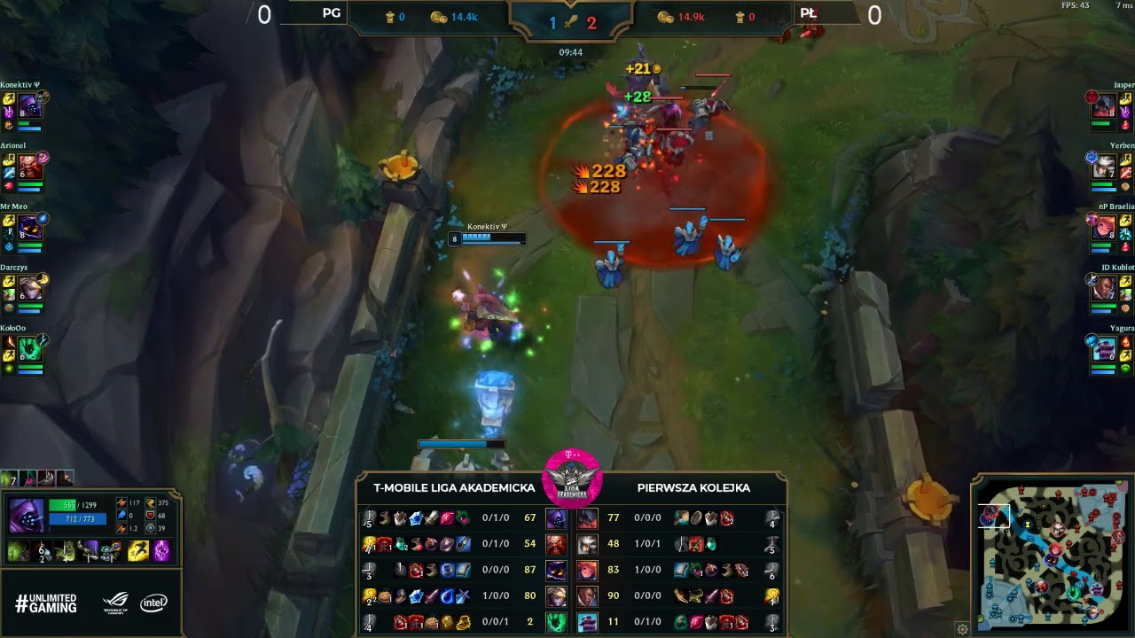 League of Legends - R2 - PG vs PŁ - 1/2 games people play