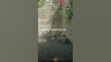 ALL B SMOKES ON ANCIENT #ancient #csgo #cs2 #gaming #anubis #counterstrike #donk #s1mple
