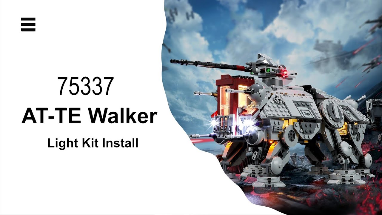 LEGO AT-TE Walker #75337 Light Kit