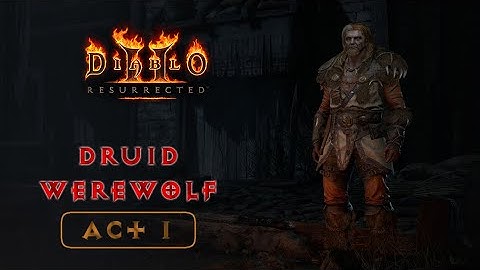 Diablo 2 Resurrected: Druid WereWolf Act I - Game Play